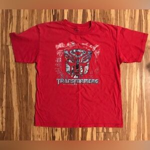 Transformers Red T-Shirt Kids Size XL 14/16